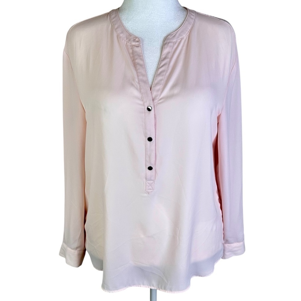 Adrianna Papell Long Sleeve Blouse Size XL